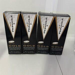 NWB Pinnacle 1 Gold Maximum Velocity Golf Balls Set of 12